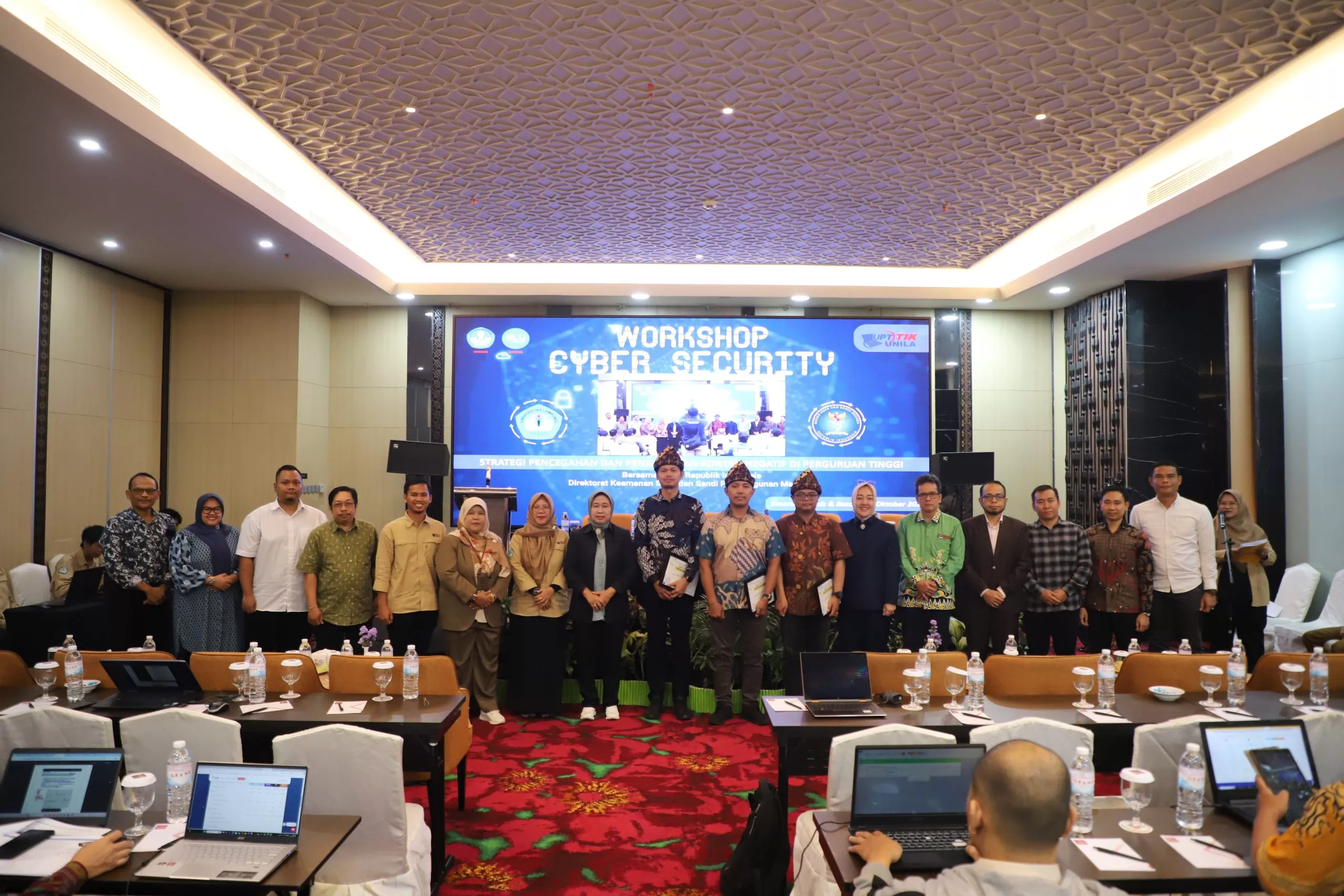 UPA TIK Berpartisipasi Dalam Workshop Cyber Security Yang Diselenggarakan Oleh UPT TIK Universitas Lampung.